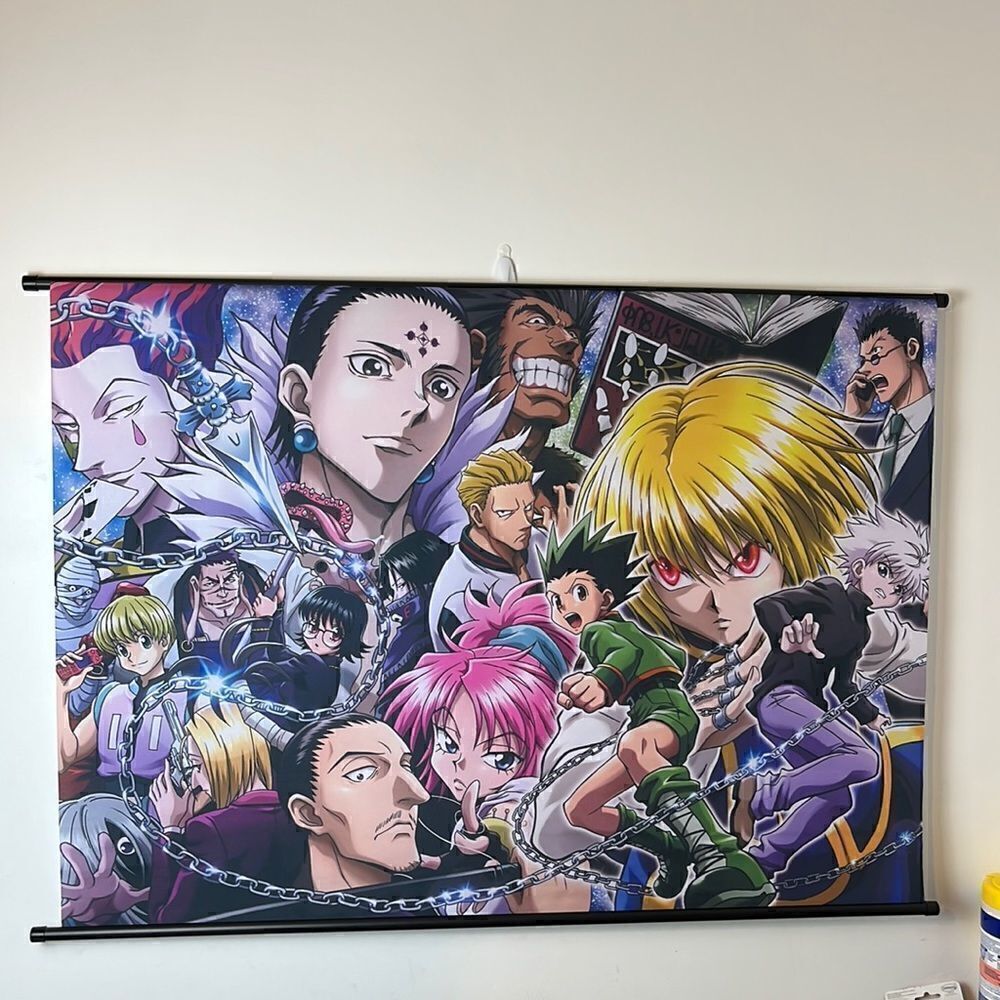 Anime hanging scroll   
